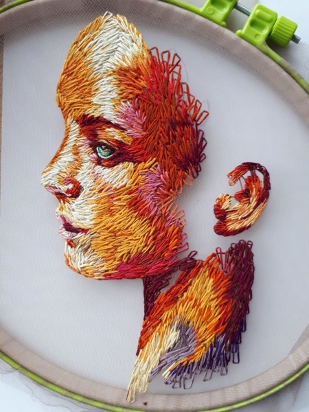 3D Embroidered Art