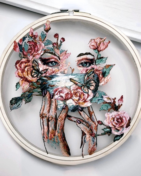Katerina Marchenko 3D Embroidery