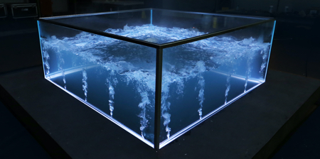 Glass Floor LED Hot Tub