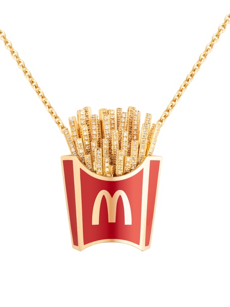 McDonalds Marc Deloche Fries Necklace