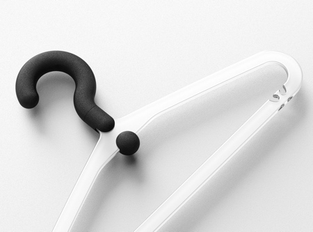 Question Mark Clothing Hanger