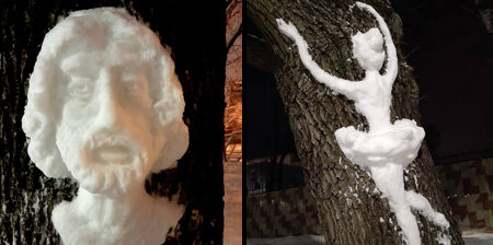 Snow Sculptures in Russia