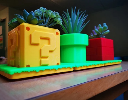 Super Mario Flower Pot