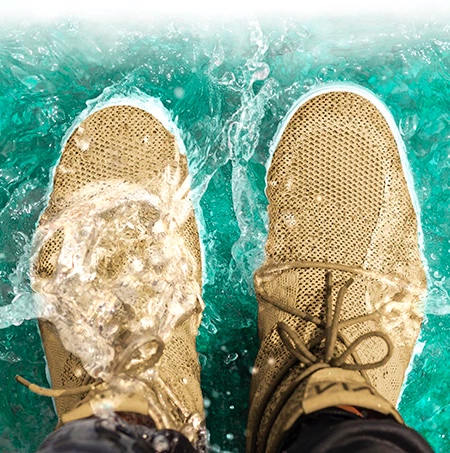 Waterproof Knit Sneakers