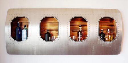 Airplane Window Shelf