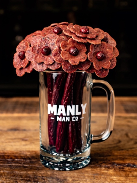 Beef Jerky Flower Bouquet