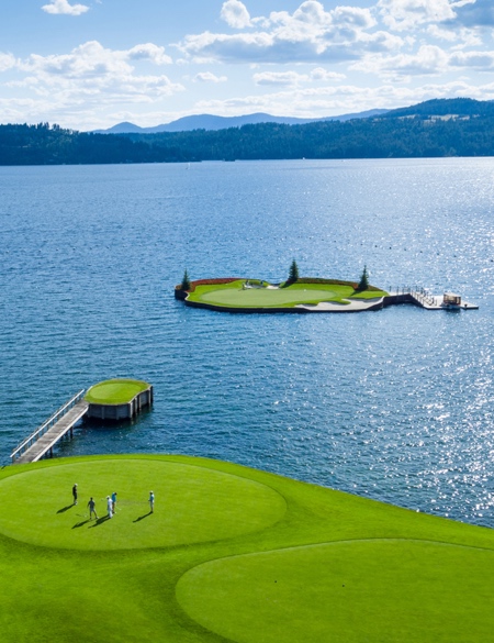 Floating Dock Golf Course
