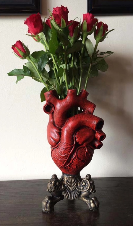 Anatomical Heart Vase