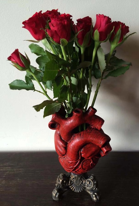Real Heart Vase