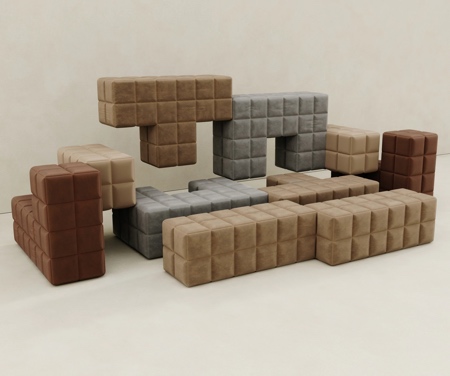 Sara Hayat Tetris Sofa