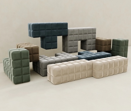 Sara Hayat Tetris Couch
