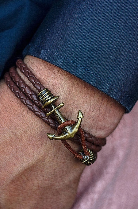 Ship Anchor Bracelet