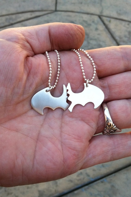 Batman and Robin Necklaces