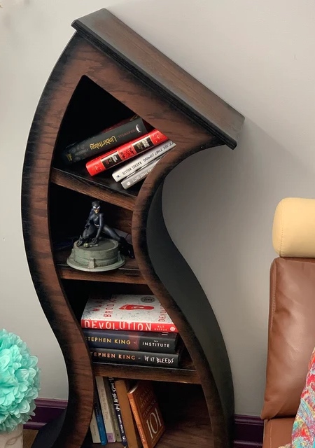 Scott Blackwell Curved Bookcase