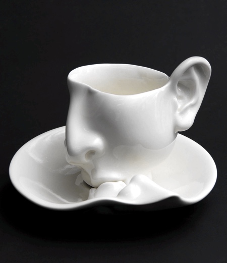 Johnson Tsang Kissing Tea Cup and Saucer