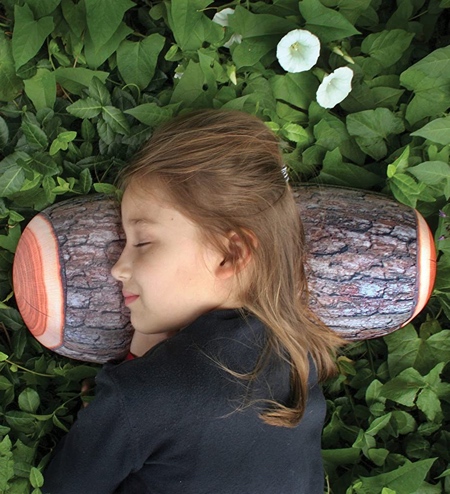 Tree Log Pillow