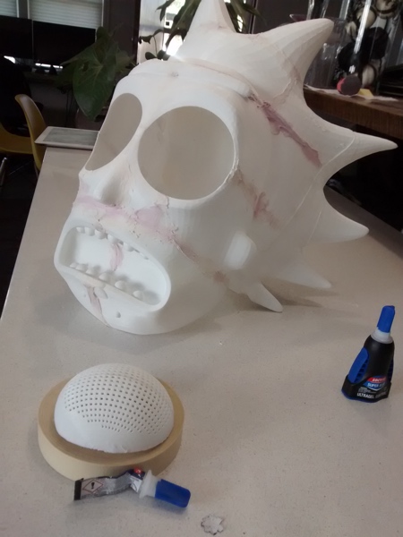 3D Printed Rick Sanchez Mask
