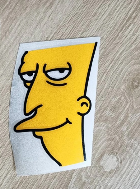 Sideshow Bob Planter Decal