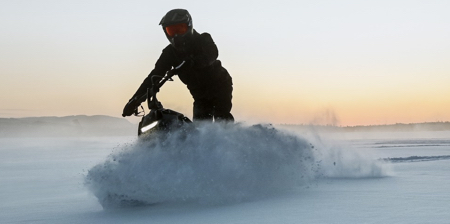 Stand-Up Snowmobile