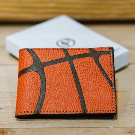 Genuine Leather Basketball Wallet