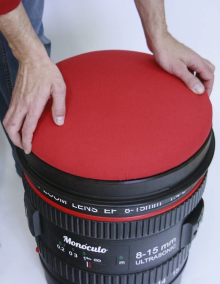 Canon Camera Lens Chair