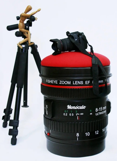 DSLR Camera Lens Chair