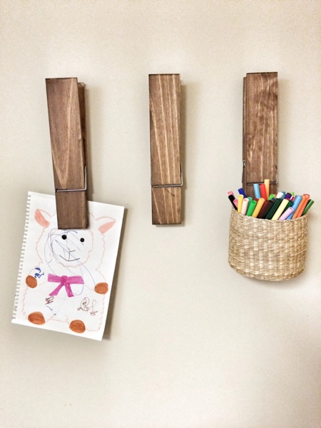 Jumbo Clothespin Holder