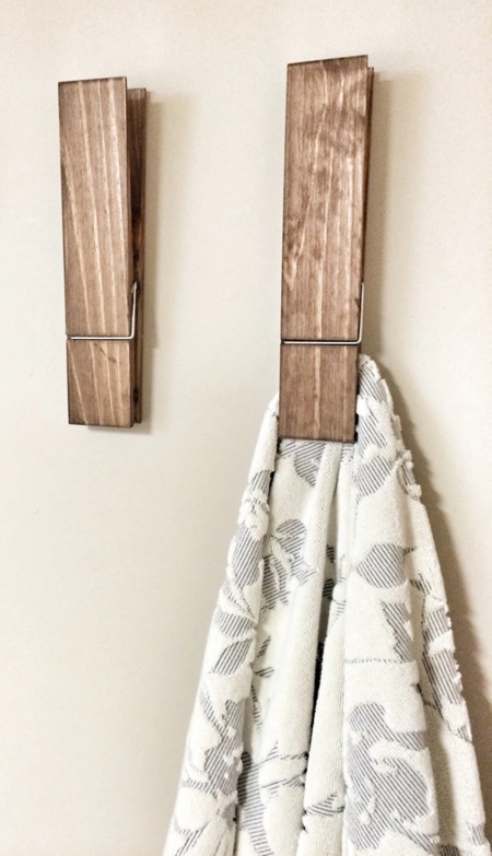 Oversized Clothespin Holder