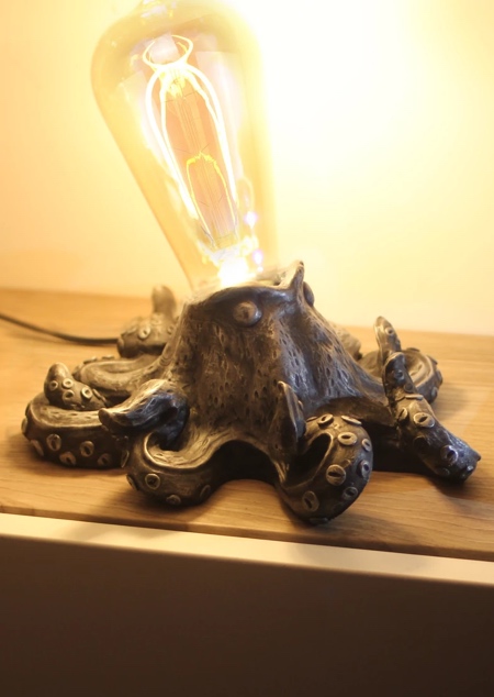 Gregory Besson Octopus Lamp