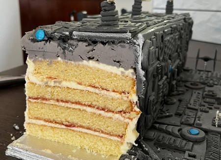 Star Wars Trench Run Cake