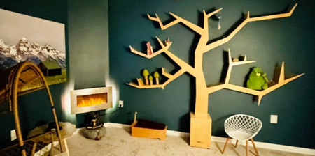 Tree Shaped Bookshelves