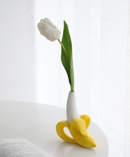 Peeled Banana Vase