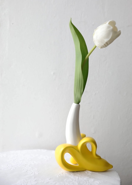 Banana Inspired Vase