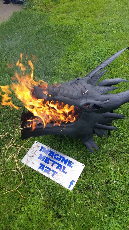 Dragon Head Fire Pit