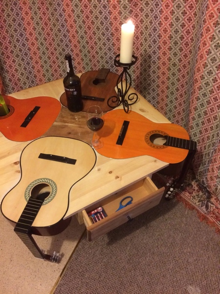 Tables Made of Guitars