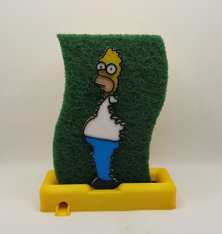 Homer Hedge Sponge Holder