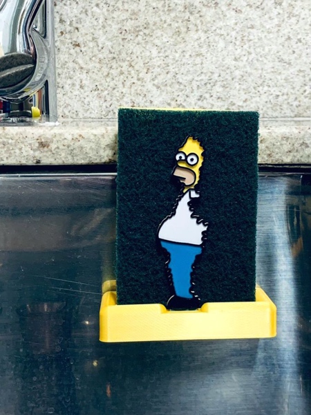 Homer Bushes Sponge Holder