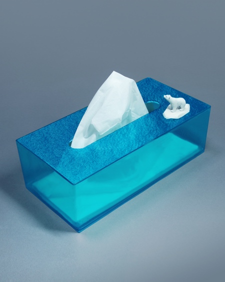 Transparent Tissue Box