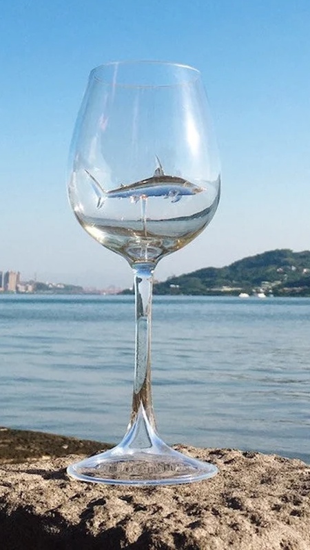 BTS Design Shark Wine Glass