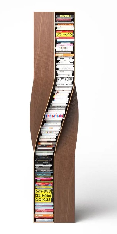 Deniz Aktay Twisted Bookcase