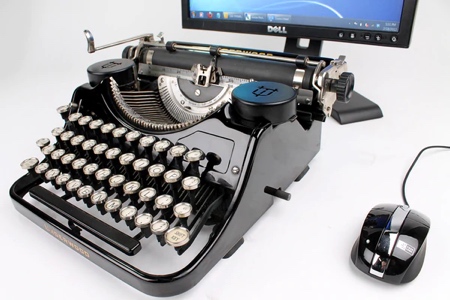 USB Typewriter Computer Keyboard