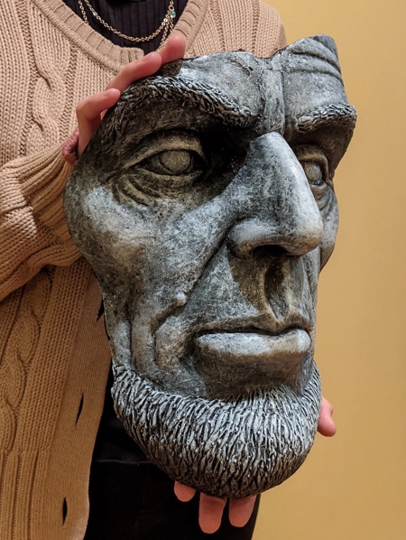 Abraham Lincoln 3D Face Sculpture