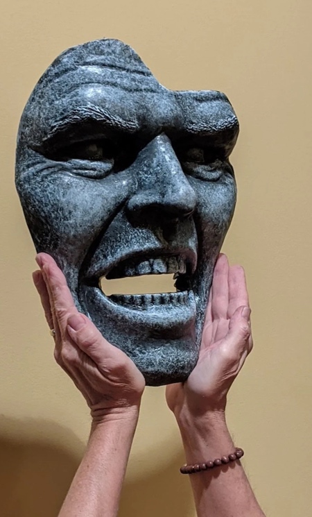 Jack Nicholson 3D Face Sculpture