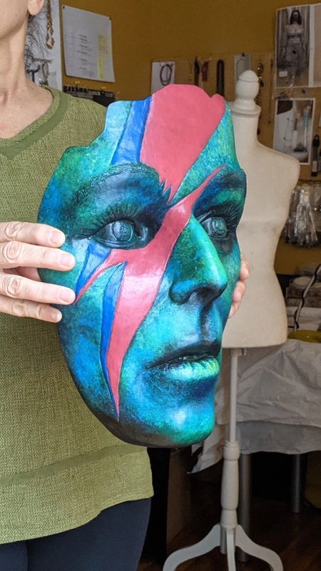David Bowie 3D Face Sculpture