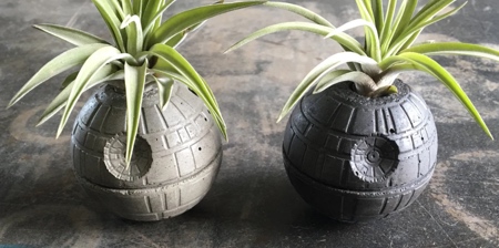 Death Star Planter