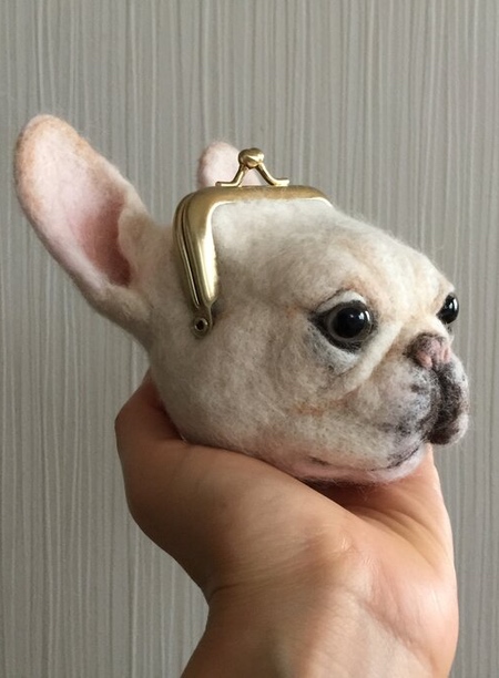 کیف پول خلاقانه به شکل سگ 