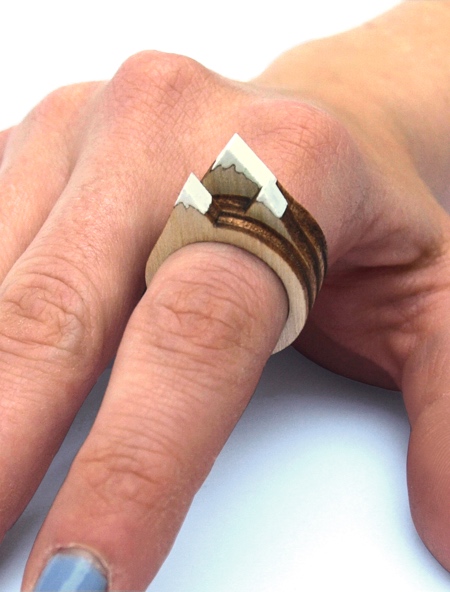 Wooden Landscape Ring