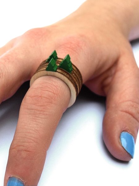 Miniature Landscape Ring