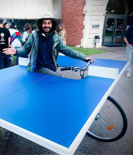 Ping Pong Table Bicycle