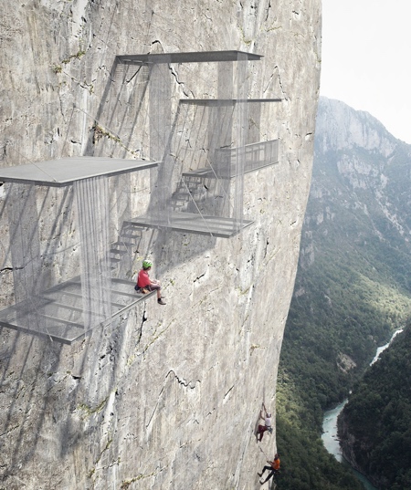 Rock Climbing Balcony